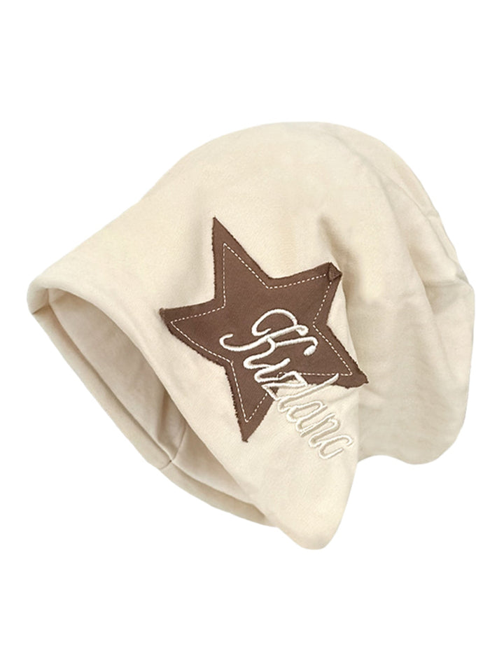 Ayuuki Star Embroidered Wrap Hat