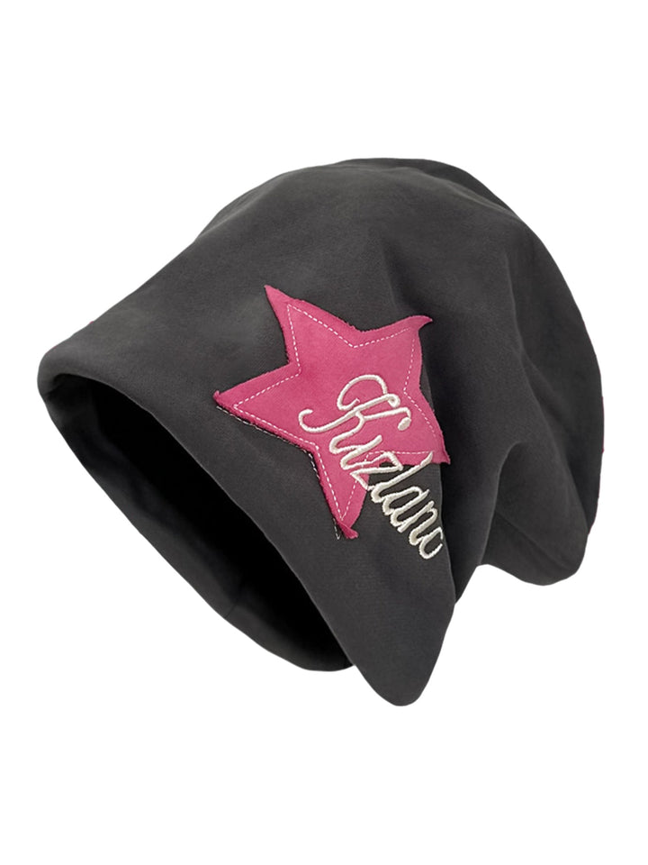 Ayuuki Star Embroidered Wrap Hat