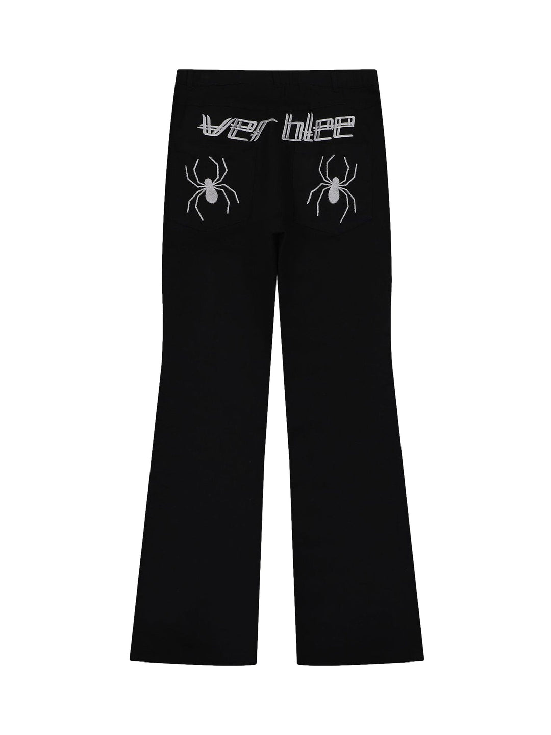 Ayuuki Street Spider Printed Zipper Casual Pants