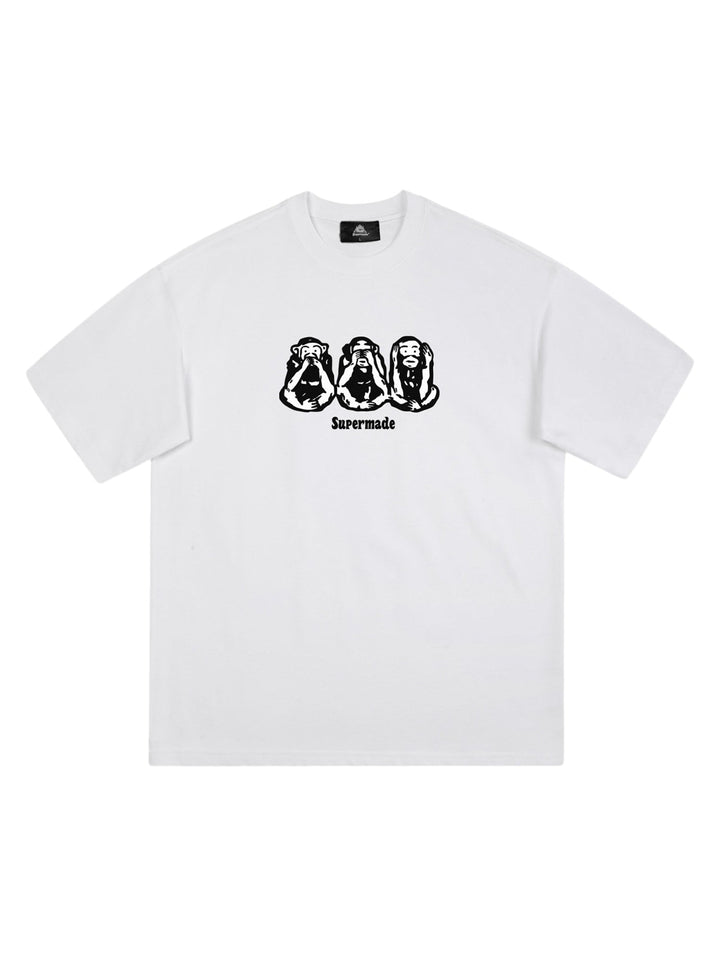 Ayuuki Monkey Print T-shirt