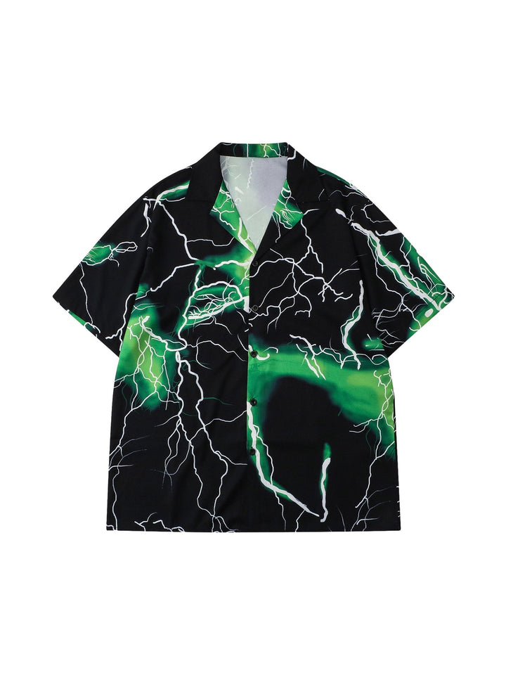 Street Rap Lightning Printed Short Sets