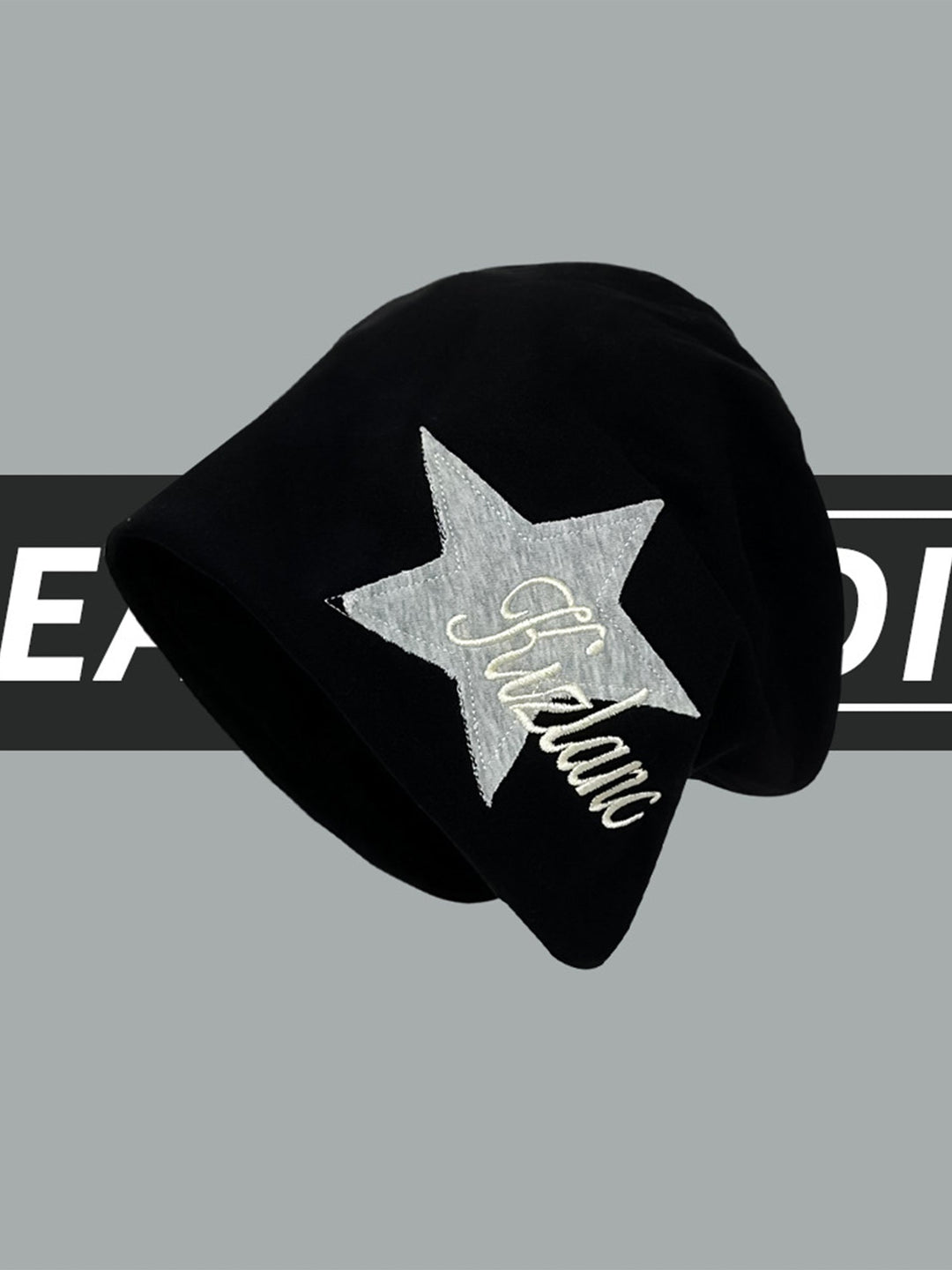 Ayuuki Star Embroidered Wrap Hat