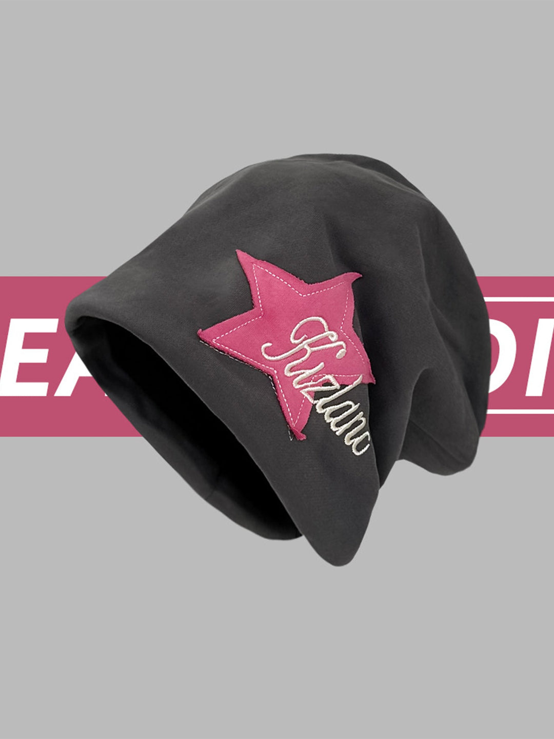 Ayuuki Star Embroidered Wrap Hat