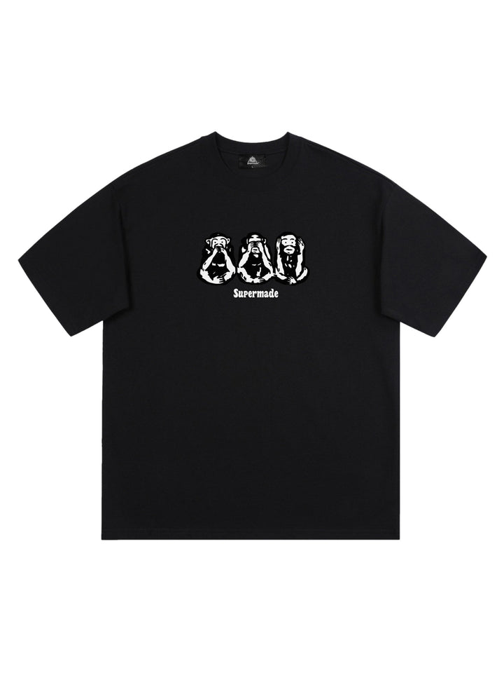 Ayuuki Monkey Print T-shirt