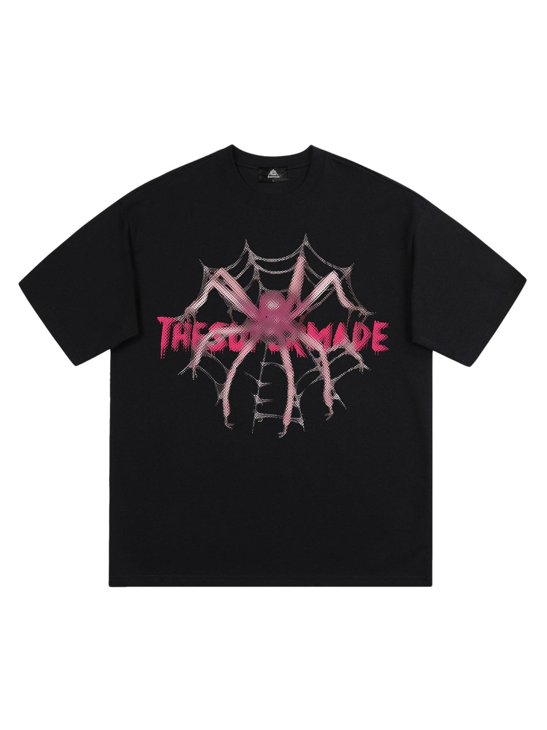 Ayuuki Pink Diamond Spider Hip Hop T-shirt