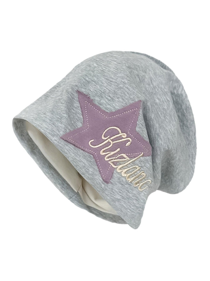 Ayuuki Star Embroidered Wrap Hat