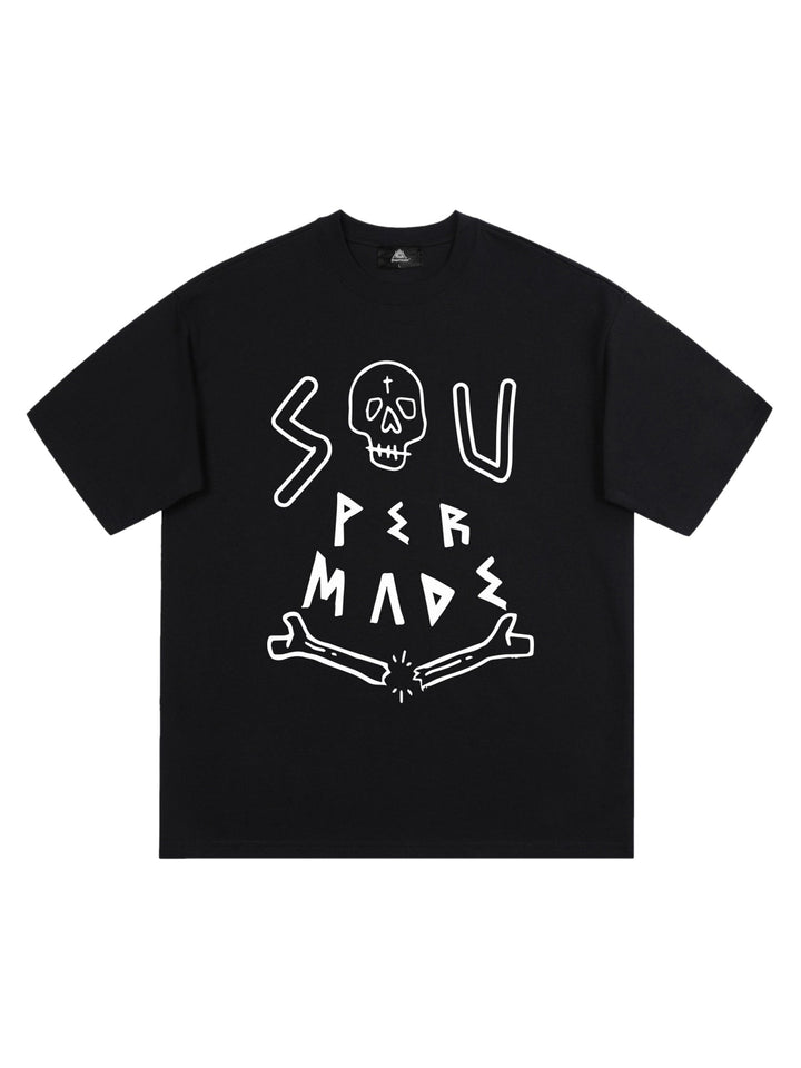 Ayuuki Skull Print T-shirt